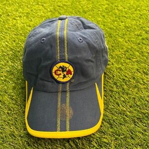 Club America Navy Blue and Yellow Baseball‎ Cap